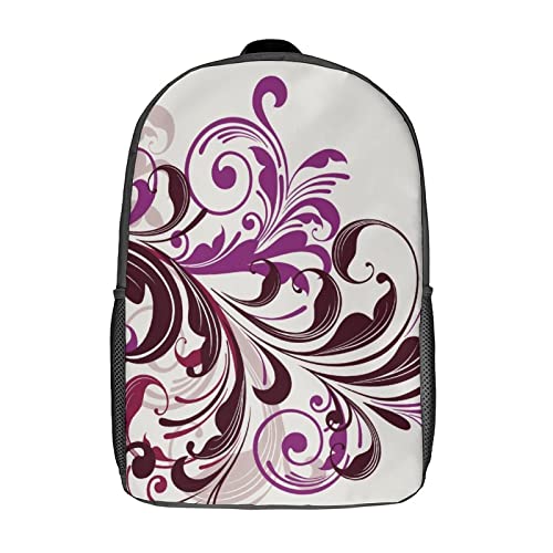 Sac à dos de voyage scolaire 17 pouces imprimé 3D grand format pour loisirs enfants