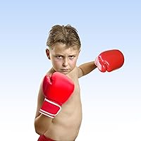 Vista 5 de Kids Boxing Gloves for Kids Boys Girls Youth Age 6-12 Years Training Gloves for Punching Bag Kickboxing Muay Thai Mitts MMA