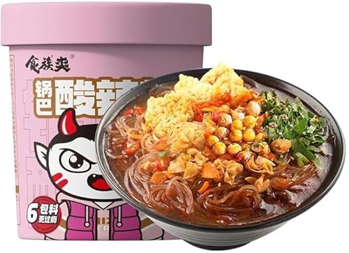 食族人酸辣粉 方便粉? インスタントラーメン 辛くて酸っぱい味 干粉条干? カタツムリ粉,インスタント麺 即食冲泡麻辣粉 重?特色小吃 即食酸辣?薯粉? 酸辣紅イモ春雨 紅イモ粉条干物 即席ビーフン 米線 麻辣米? 桶装方便面 麻辣休?小吃 早餐?腹小吃