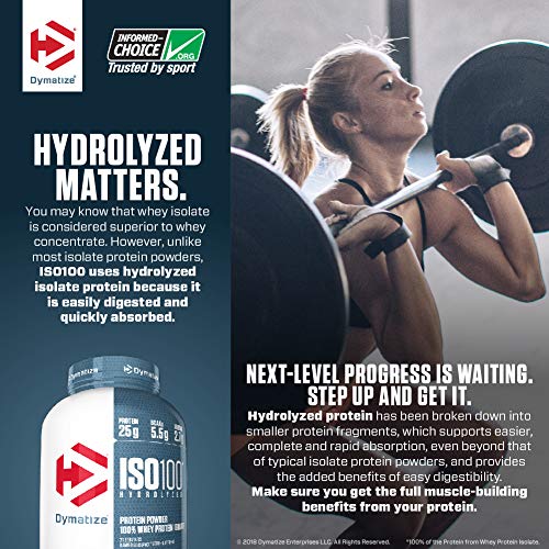 Iso 100 - 100% Hidrolyzed (725G) - Sabor Chocolate Coconut, Dymatize Nutrition