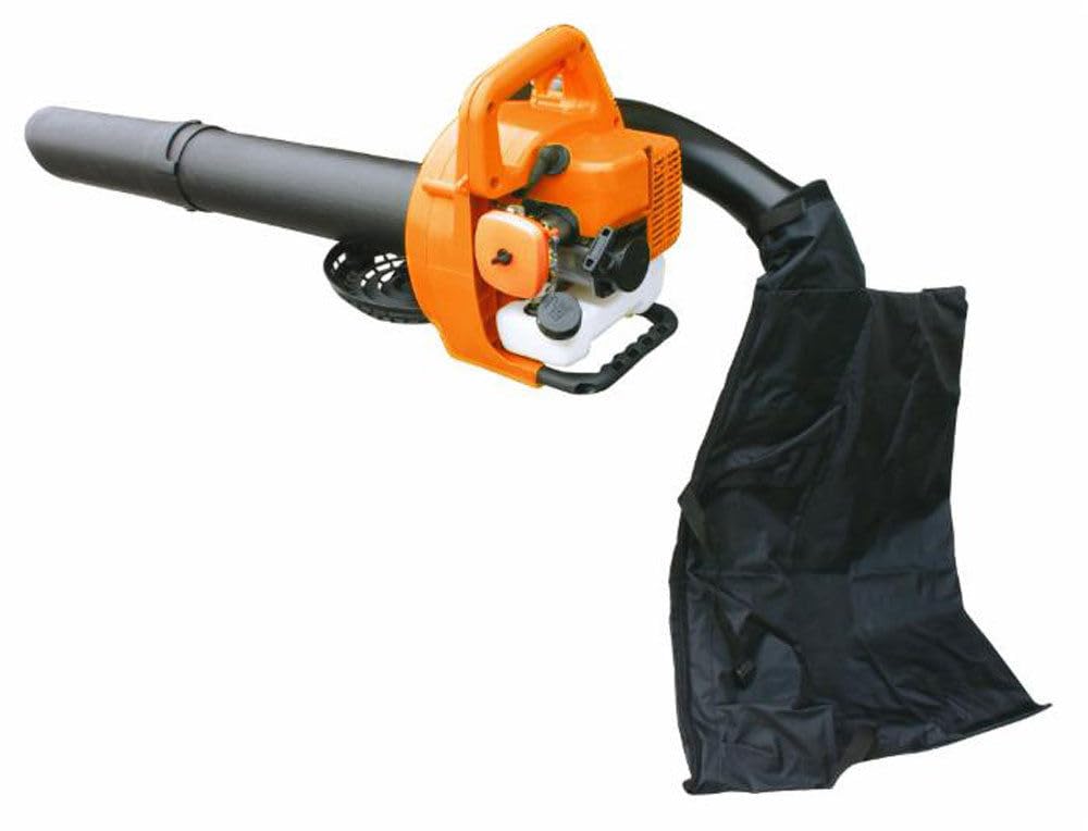AMA Soffiatore Aspiratore Garden AG2-BLV: Aspirafoglie per Giardino da 26 CC, Funzioni 2 in 1, Aspira e sminuzza, Leggero e Facile da avviare