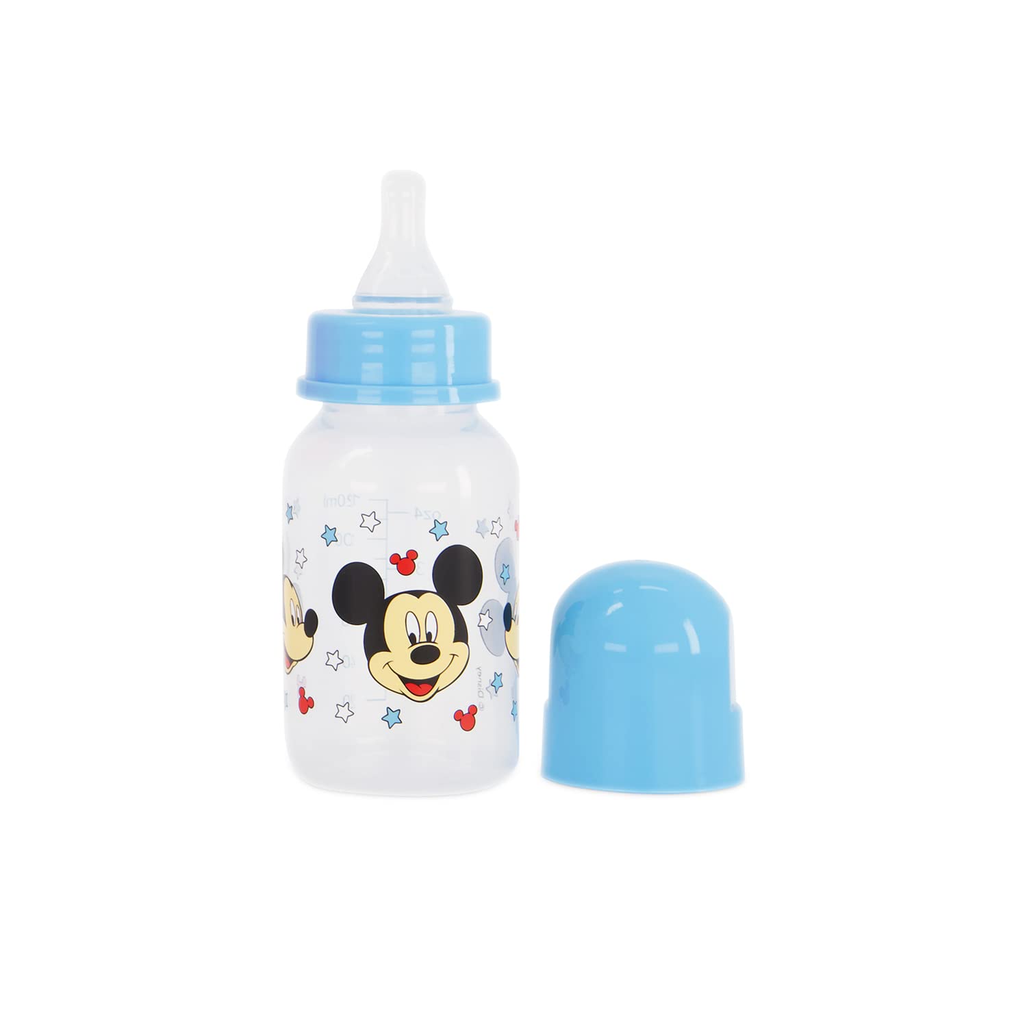 Baby Bottles 5 oz for Boys and Girls| 3 Pack of Disney Mickey Starboy Infant Bottles for Newborns and All Babies | BPA-Free Plastic Baby Bottle for Baby Shower