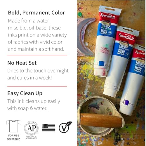 150cc (5 oz.) Fabric Block Printing Ink Black