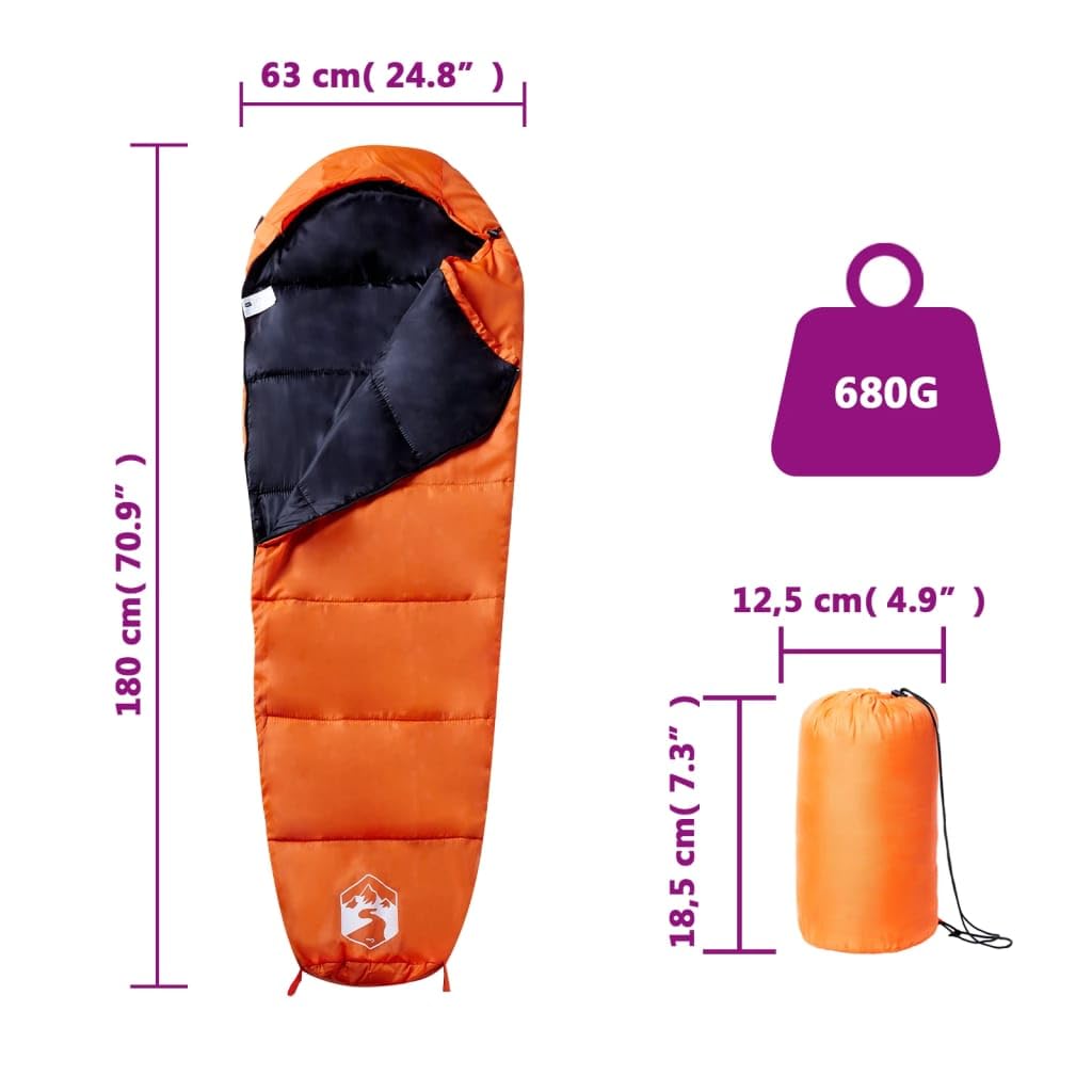 Mangloder - Saco de dormir con capucha para adultos, ligero, resistente al agua, ideal para senderismo, trekking, viajes, excursiones en cabañas y festivales