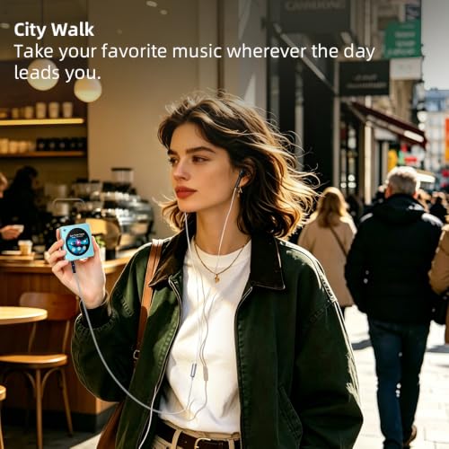 Image of FIIO DISC Portable HiFi Music Player, Dual DAC Digital Audio Player with 3.5mm & 4.4mm Outputs, Bluetooth 5.4 LDAC,Touchscreen (Black)