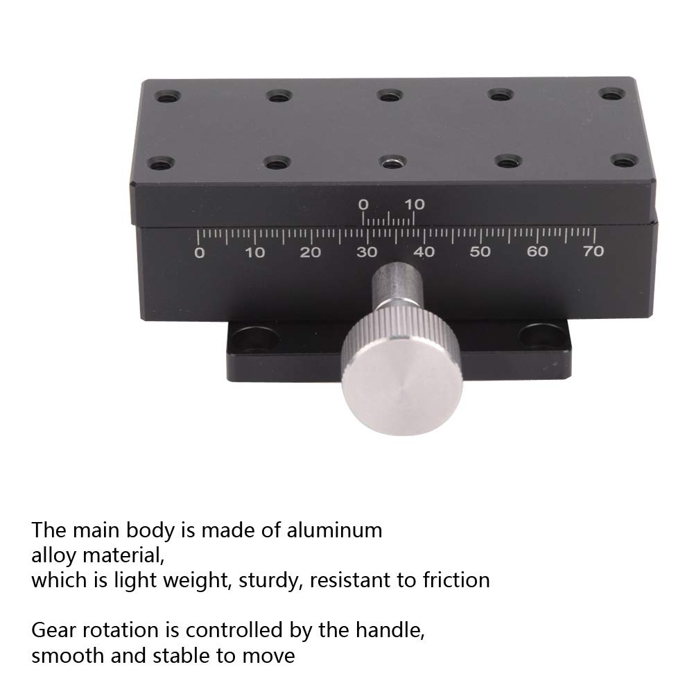 Manual Trimming Platform, Manual Trimming Platform X Gear Guide Sliding Stage Adjustable High Precision 40x90 Mm