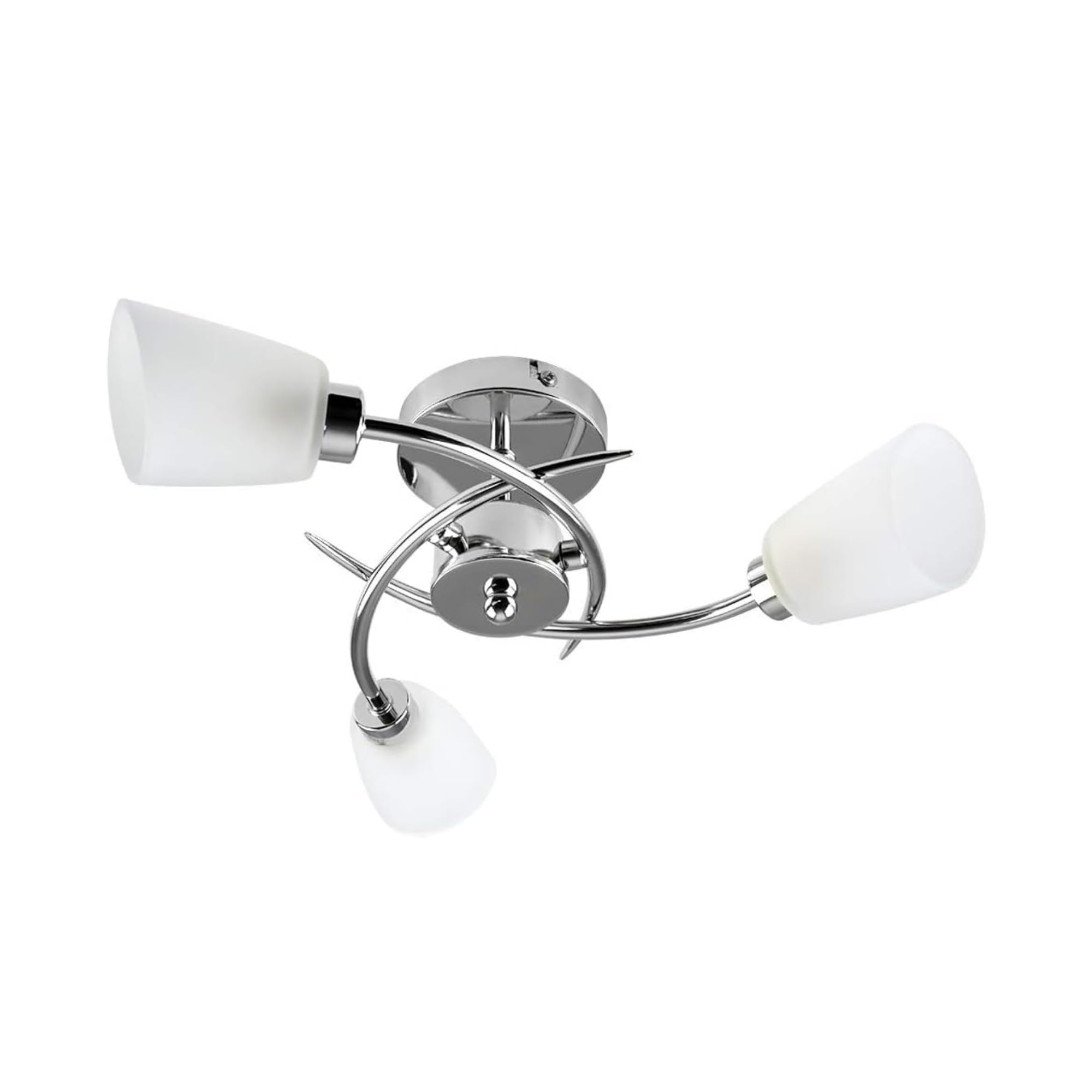 Valuelights Unisex Silver Kavio 3 Way Ceiling Bar Light