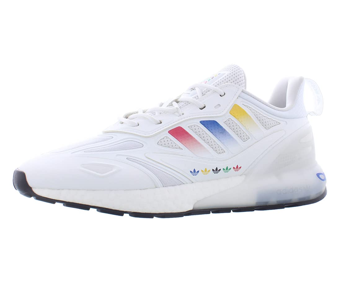 adidas Originals Zx 2K Boost 2.0 Mens Shoes Size 7.5, Color: Cloud  White/Core Black/Scarlet | Shoes - Amazon.com