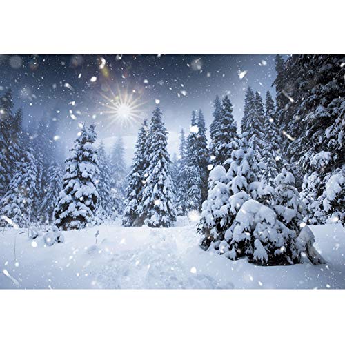 2,4 x 1,8 m Winter Hintergrund fallende Schneeflocke Bokeh Glitter Dots Wunderland Frozen World Hintergrund Fotografie Foto Merry Christmas