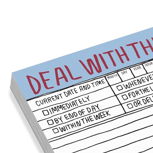 Image of Hand-Lettered Deal With This Sticky Notes