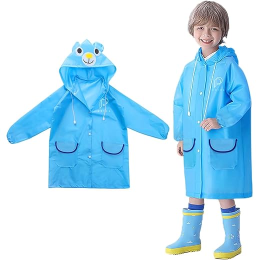 PALAY Kids Raincoat Normal Length 3-7