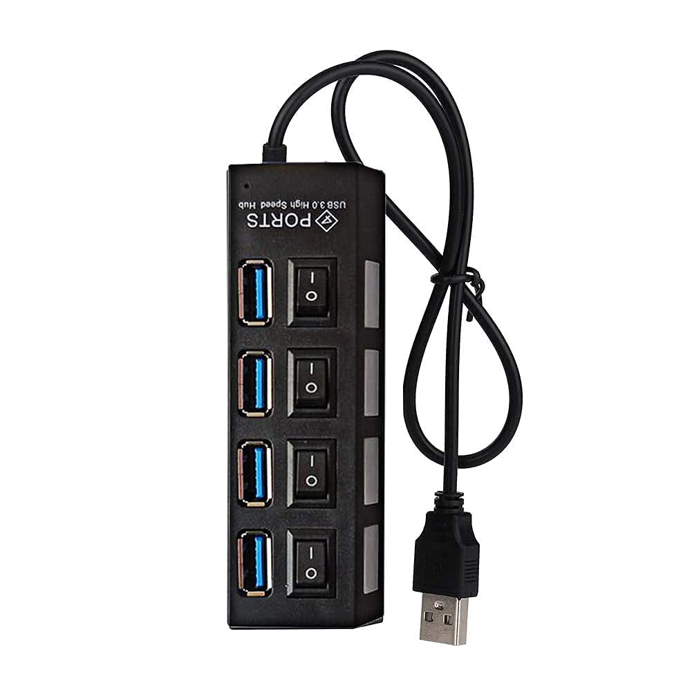 Mobile Adapter USB 4 Port Multiport Extension Charging Switch Power Board Socket Charger Mobile Adapter USB Hub Cable with LED Indicator Extension Charging Board USB Hub (B0D5VHP5YG) Amazon Price History, Amazon Price Tracker