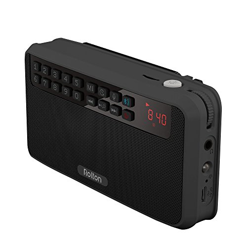 Rolton E500 Portable Stereo Bluetooth Speakers FM Radio Clear Bass Dual Track Speaker