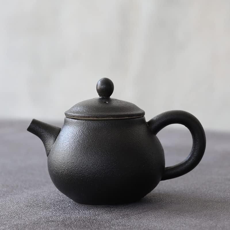 Teapots, ceramic teapots, Black Crockery Ceramic Teapot Kettle Kung Fu Tea Pot (Color : Black)
