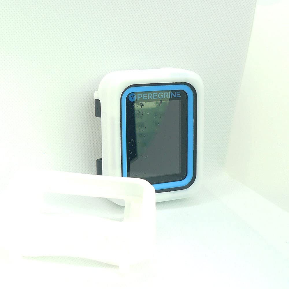 Funda protectora de silicona para ordenador de buceo Shearwater Peregrine/Peregrine TX (blanco)