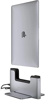 Brydge Vertical Dock | Compatible with 13-inch MacBook Air (2020-2018) | 2 x Thunderbolt 3 Ports | (Space Gray)