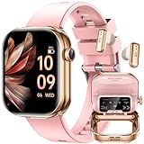 ⚫【Répondre aux appels et aux notifications】 La smartwatch est fournie avec un kit mains libres Bluetooth, vous permettant de passer et de recevoir des appels et des SMS, ainsi que de contrôler la lecture de musique. Bracelet connecté prend également en charge l'ajout de contacts, l'historique des appels et l'utilisation d'un assistant vocal. La montre sport est compatible avec les téléphones Android et iOS (double mode Bluetooth)