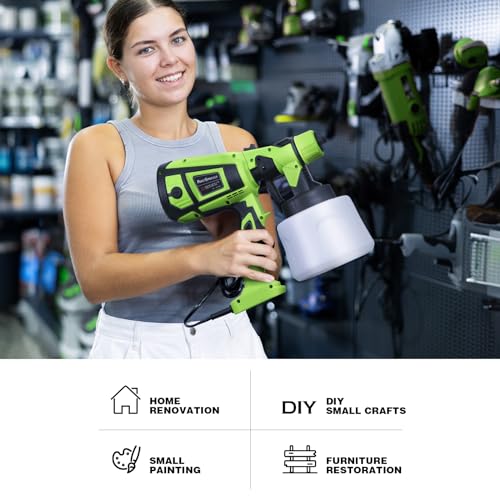 Vituu V0052 Paint Sprayer, 850W 1400Ml Hvlp Spray Paint Gun thumb #5