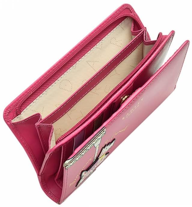 RADLEY Coulis Magic Carousel Medium Bifold Purse, Pink, Pink4