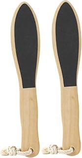 فوميز. قطعتان من الخشب لفرك القدم من لوازم التمريض والباديكير ومبشرة القدم ودفع الزوائد اللحمية وتقشير القدم، لوح فرك القدم، فرش باديكير بيرليسسينت