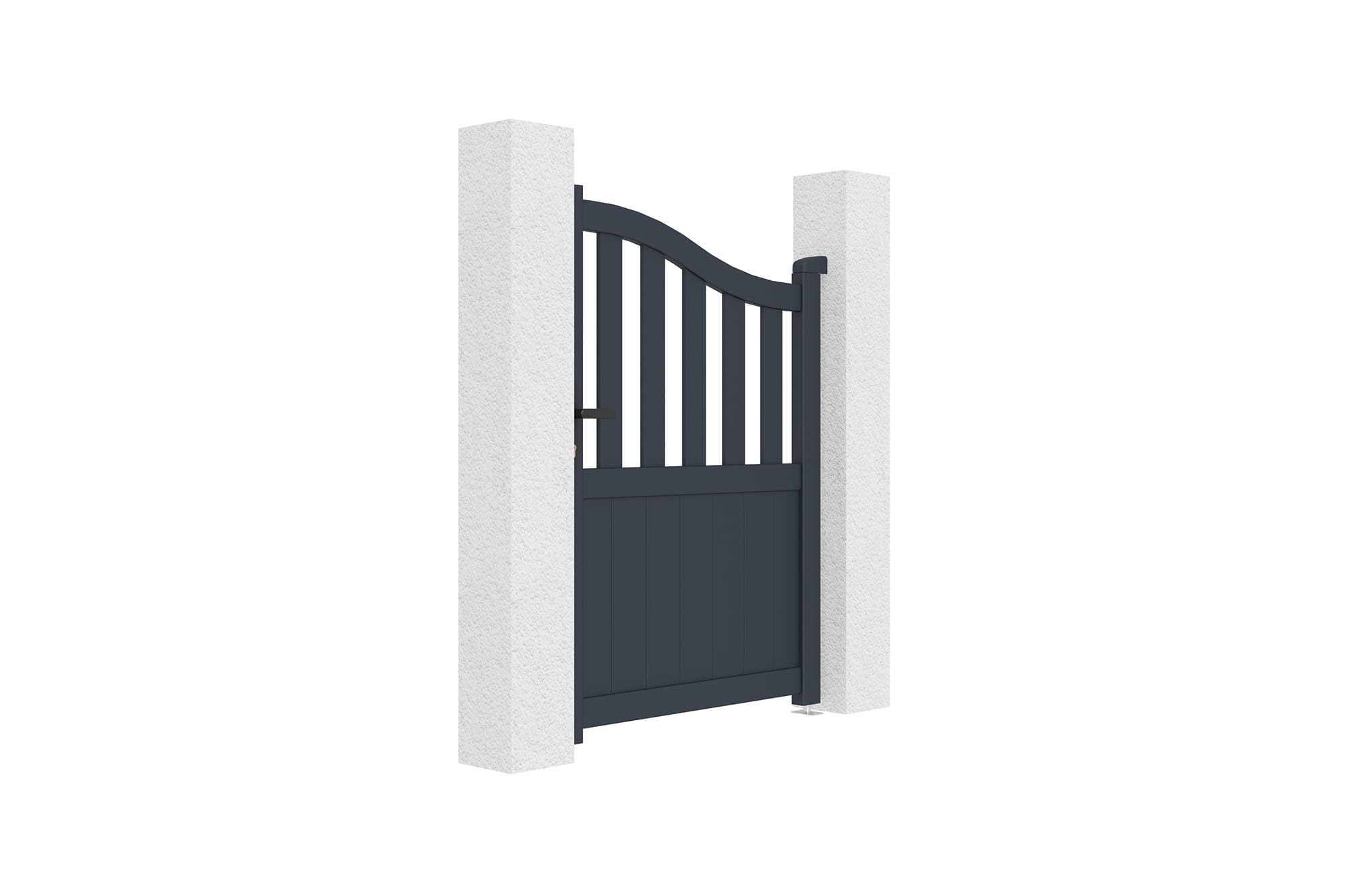 Casanoov Portillon 1m MEIJE H.140cm aluminium gris