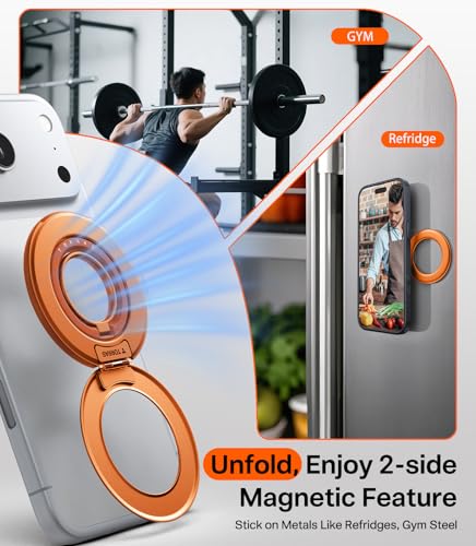 TORRAS Magnetic Case & Magnetic Phone Grip Ring Holder Kickstand - image 4