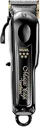 WAHL Máquina de Corte Magic Clip Cordless Black & Gold 5-Star Series - 6500 RPM, Cortador Profissional de Cabelos, Design Ergonômico, Bateria Recarregável, Alta Potência e Precisão
