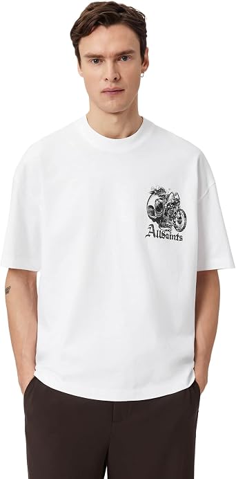 AllSaints Panhead Short Sleeve Crew