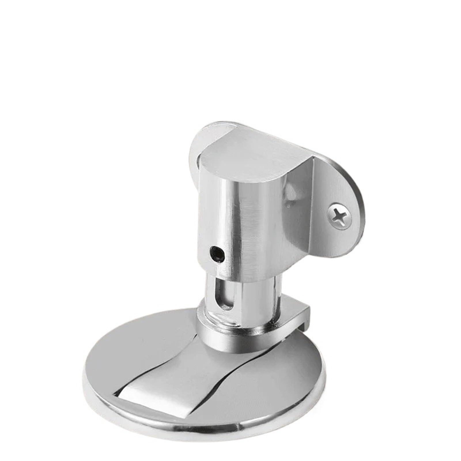 1pcs No Punching Ground Suction Adjustable Anti-Collision Invisible Door Stop(Bronze)