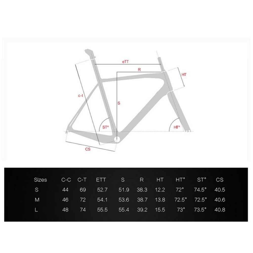 Costelo cento 1 SR strada bicicletta bicicletta completa in fibra di carbonio Carbon Frame, manubrio, stelo, carbonio ruote 50 mm 6 livello Groupset