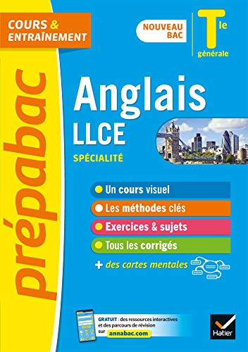 Télécharger Anglais LLCE Tle générale (spécialité) - Prépabac cours & entraînement: nouveau programme, nou PDF