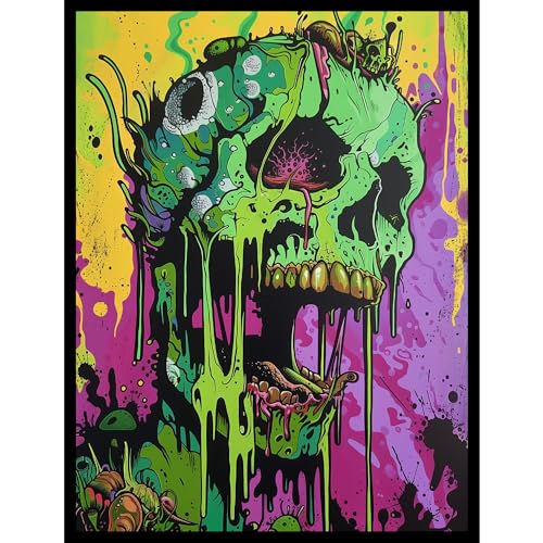 (Melting Skull) - 100ct Matte TCG/MTG Card Art Sleeves by Ai Armor