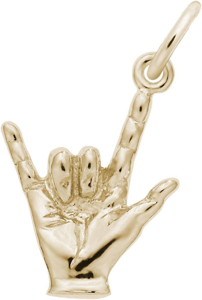 Rembrandt I Love You Hand Sign Charm
