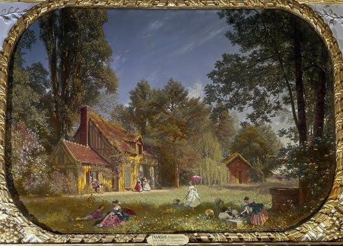 Peinture murale Vue du Hameau de Chantilly habille grands murs