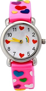 1Pc Relógios Criança Relógios Crianças Desenhos Animados Relógio De Pulso Crianças Relógio De Quartzo Relógio De Pulso Desenhos Animados Relógios De Quartzo 3D Amor