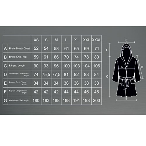 DecoKing Peignoir S Court Femme Homme Unisexe à Capuchon Robe de Chambre Micro-fibre Douillette Moelleuse Polaire Beige Robby – vue 4