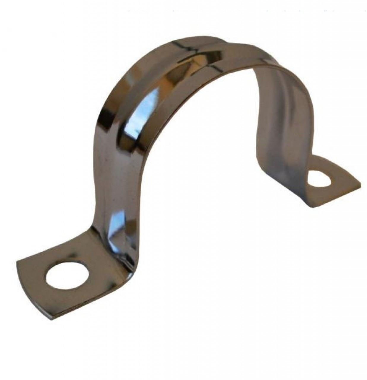 22mm Chrome Plated Copper Pipe Saddle - Pack of 2