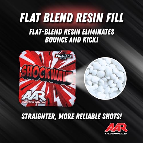 AAR Cornhole - Shockwave - 2026 ACL Pro - Red 7 AAR Cornhole - Shockwave - 2026 ACL Pro - Red - Image 7