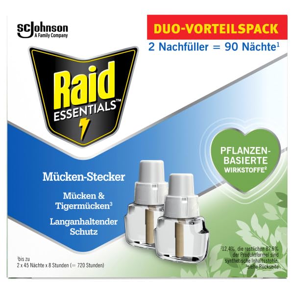 Raid Essentials Mückenstecker 45 Nächte...