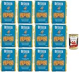 De Cecco Lumachine n°180, pasta de trigo duro 12 x 500 g - pasta corta en pequeñas conchas, secado lento ~9 h - cocción 6 min - Hecho en Italia + Italian Gourmet Polpa 400g