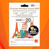 Preloaded Orange Travel Sim Card Now with 20GB of...