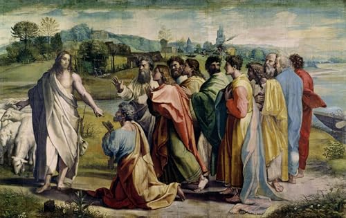 Art Mural en Toile Raphaël Raffaello Sanzio Idéal pour Grand Salon et Bureau Élégant