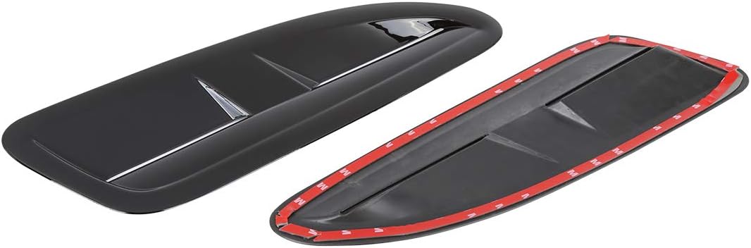 X AUTOHAUX Pair Car Vent Scoop Decorative Intake Hood Bonnet Vent for Jaguar XKR XK8