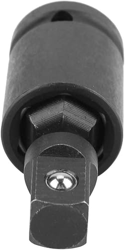 Miniatura 7 de Enchufe universal macho Adaptador giratorio de 360 ° Unidad de acero Llave neumática neumática Junta universal (1/4)