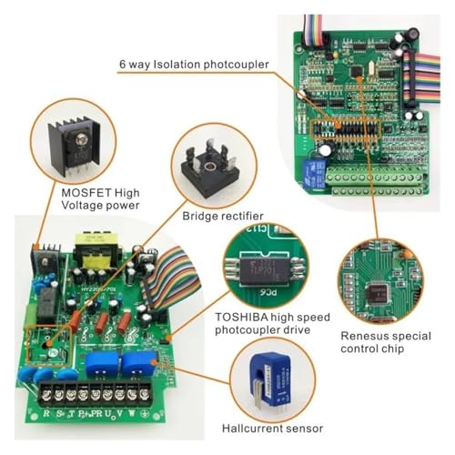 Convertidor VFD 110V control de velocidad husillo rotación 400Hz 5