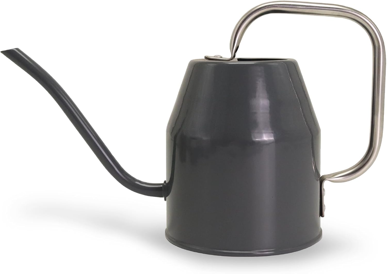Metal Watering Can with Removable Spout, Galvanized Watering Can, Perfect Plant Watering Can for Indoor Use and for Outdoor Use (0.5 Gallaon, Black) Black 0.5 Gallon