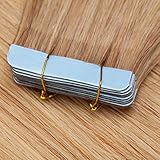 【Alle Frisur】Unser Tape in Extensions kann gewellt, geglättet und gefärbt werden, jedoch nur von heller zu dunkler Farbe. Nehmen Sie immer ein Stück zum Testen, bevor Sie alle Haare färben.