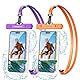 UNBREAKcable wasserdichte Handyhülle Unterwasser Hülle - [2 Stück] 7.0 Zoll IPX8 Wasserfeste Handyhülle für Schwimmen, Baden für iPhone 16 15 14 13 12 11 Pro Max XS X XR SE 2022 8 7 6 Samsung & Mehr