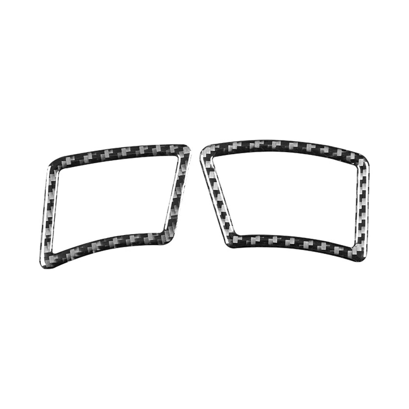 THXZINGLWG Compatible for BMW 5 Series E60 2004-2010 Accessories Carbon Fiber Interior Car Panel Air Outlets Trim Frame Cover Decor Stickers(TYPE5)