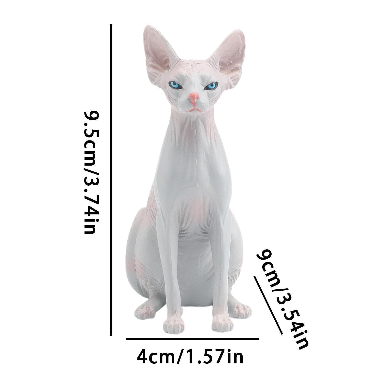 Amazon.co.jp: スフィンクス猫の置物 - スフィンクス猫動物フィギュア